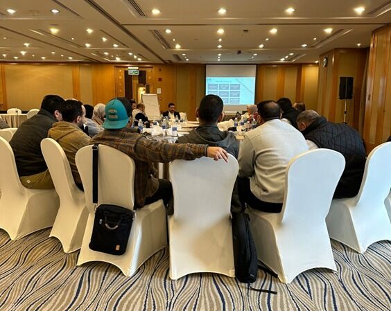 جلسة تدريب الفريق